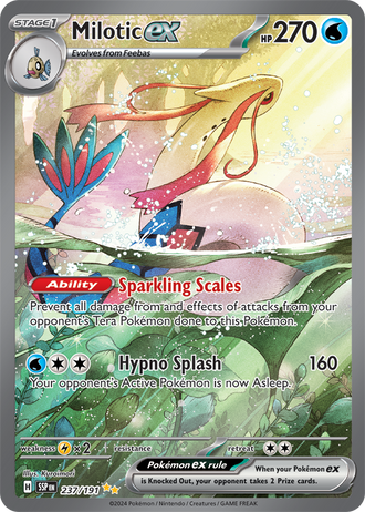 Milotic ex 237/191 Special Illustration Rare, Pokémon TCG Surging Sparks