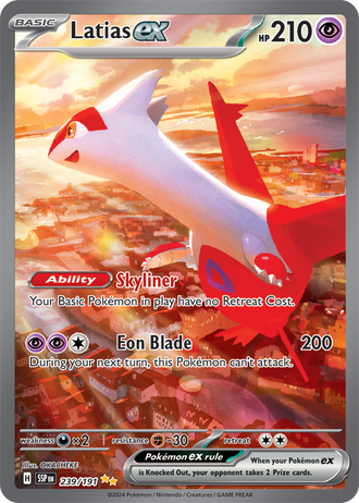 Latias ex 239/191 Special Illustration Rare, Pokémon TCG Surging Sparks