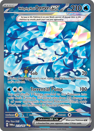Wellspring Mask Ogerpon ex 213/167 Special Illustration Rare, Pokémon TCG Twilight Masquerade