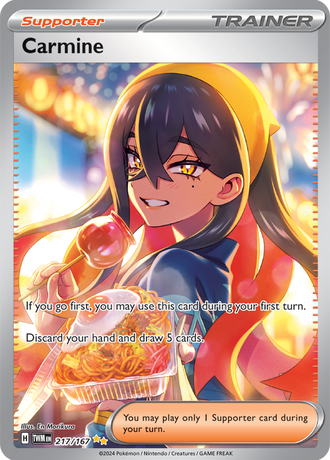Carmine 217/167 Special Illustration Rare, Pokémon TCG Twilight Masquerade