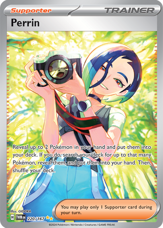 Perrin 220/167 Special Illustration Rare, Pokémon TCG Twilight Masquerade