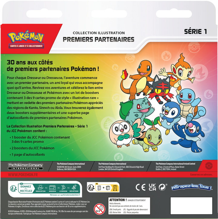 Pokémon French TCG: First Partner Illustration Collection Series 1 (FRENCH LANGUAGE CARDS)