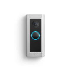 Ring Video Doorbell Pro 2 Satin Nickel, front view