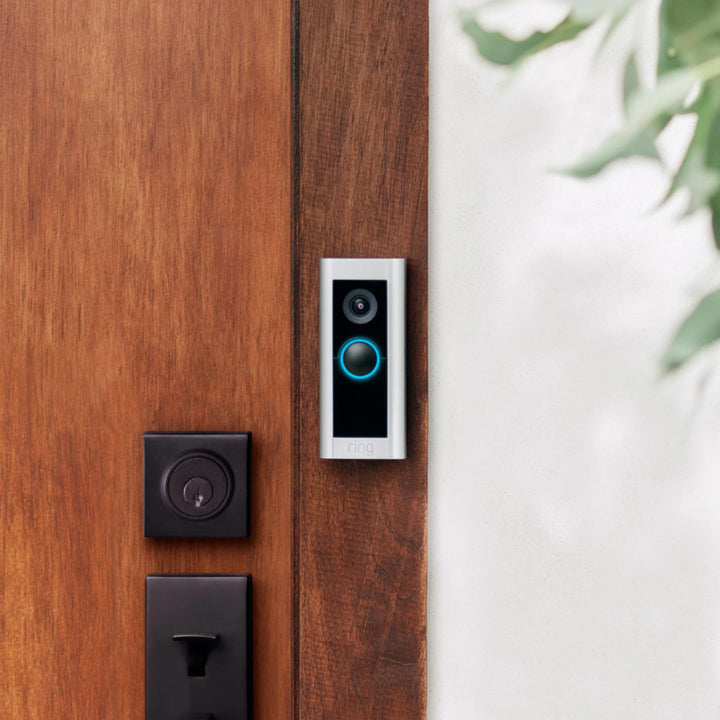 Installing Ring Video Doorbell Pro 2 on a door frame