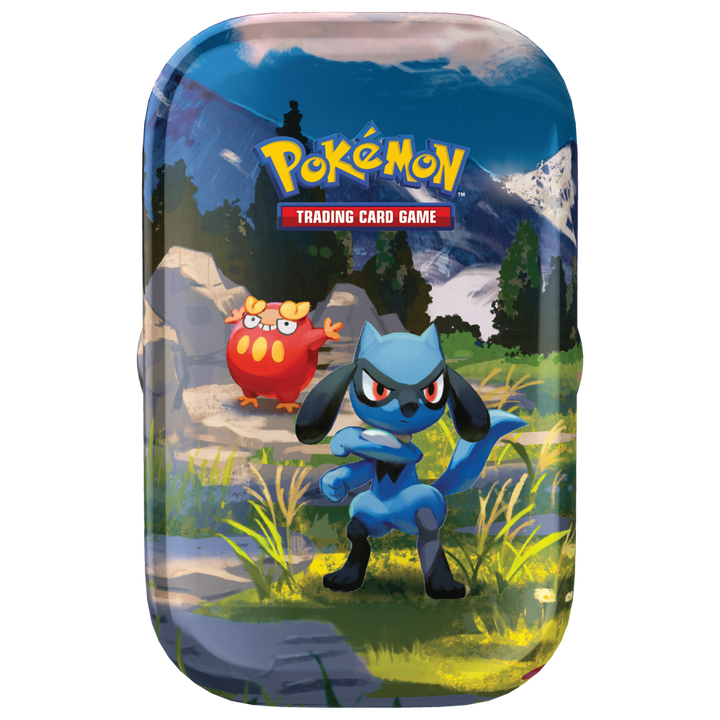 Pokémon TCG: Ascended Heroes Riolu & Darumaka Mini Tin (2 Booster Packs + Sticker + Art Card) - Mega Evolution 2026