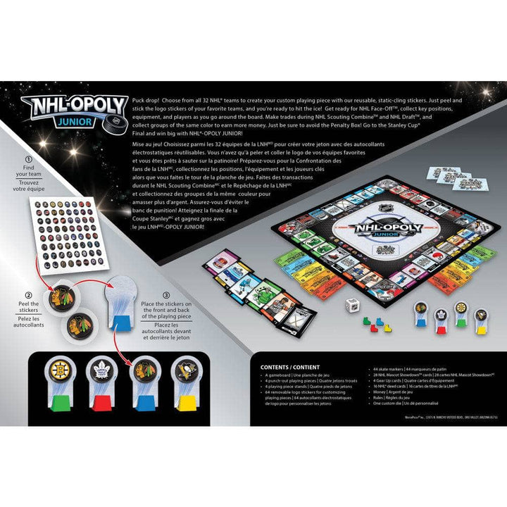 MasterPieces NHL Opoly Junior Puzzle Board Game