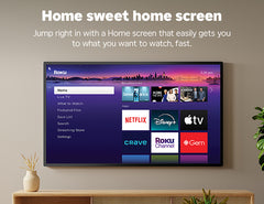 Roku Streaming Stick 4K plugged in behind a TV