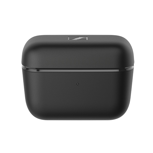 Sennheiser CX True Wireless black charging case, closed