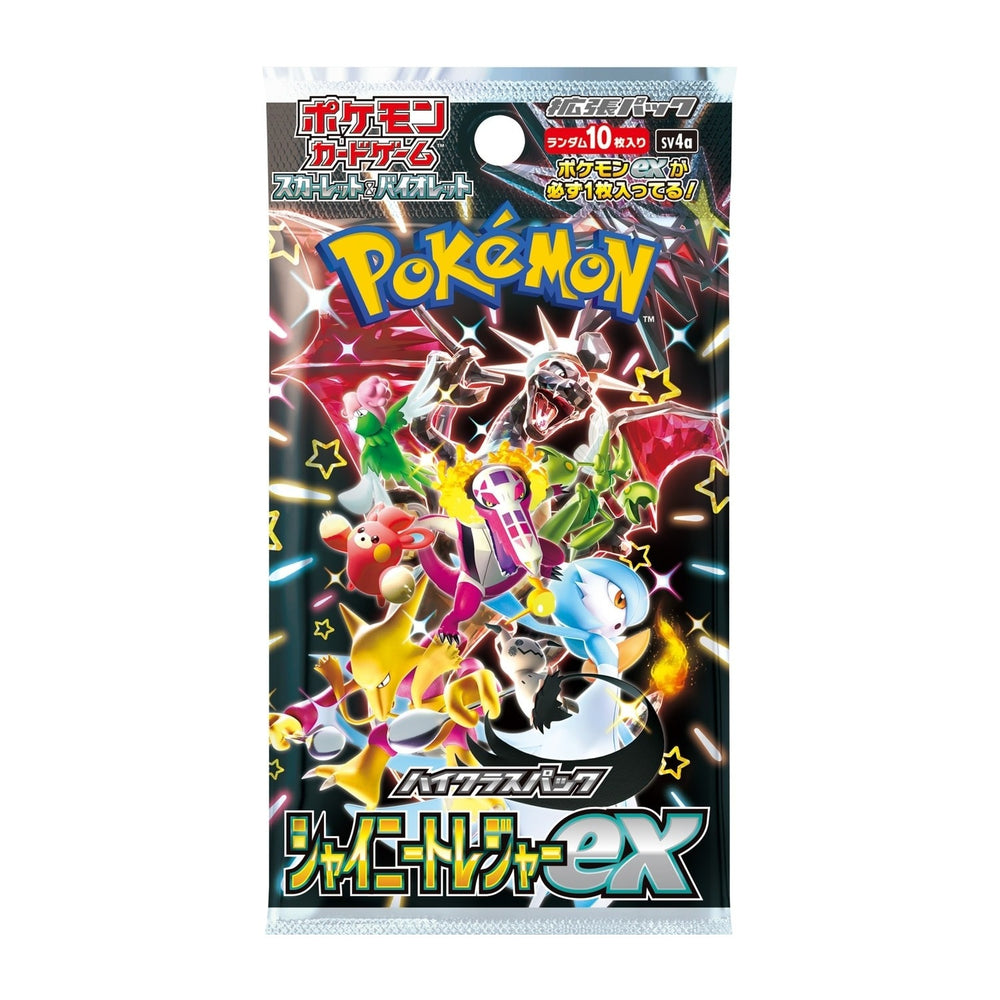 Pokémon TCG: Shiny Treasure ex Japanese Booster Box (10 Packs) - sv4a - booster pack