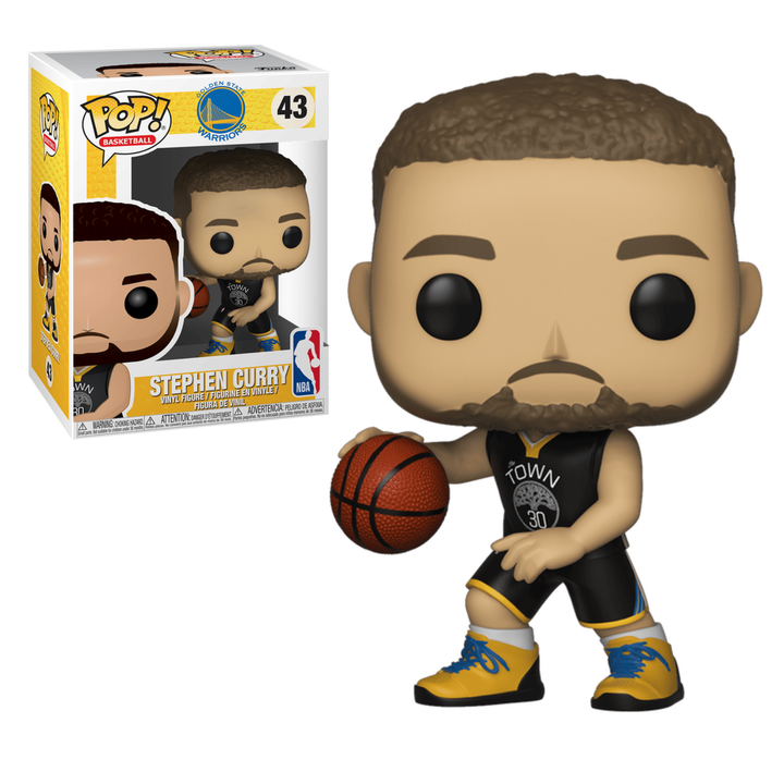 Funko Pop! Stephen Curry #43 NBA Golden State Warriors City Edition Jersey Vinyl Figure