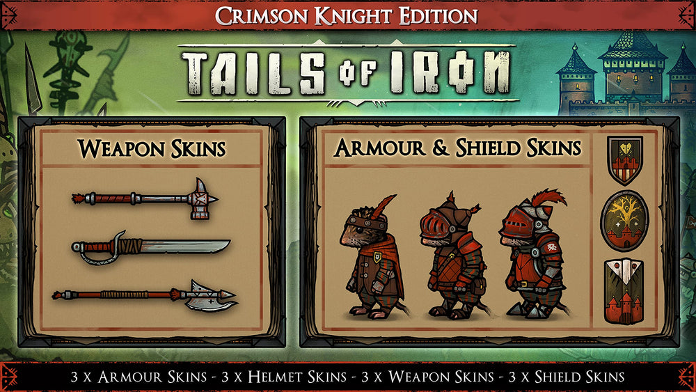 Tails of Iron Crimson Knight Edition skin set