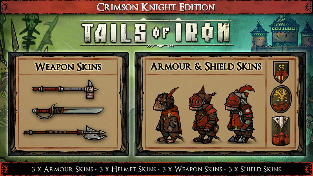 Tails of Iron Crimson Knight Edition skin set