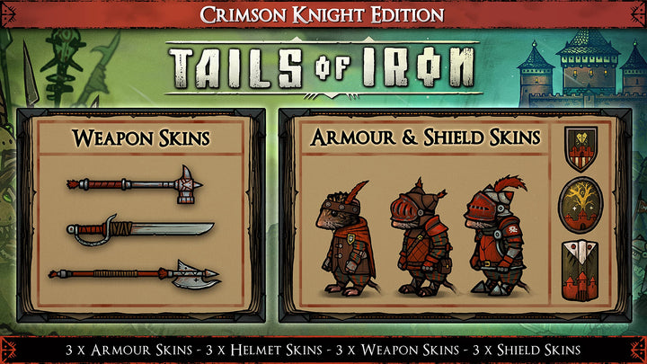Tails of Iron Crimson Knight Edition skin set