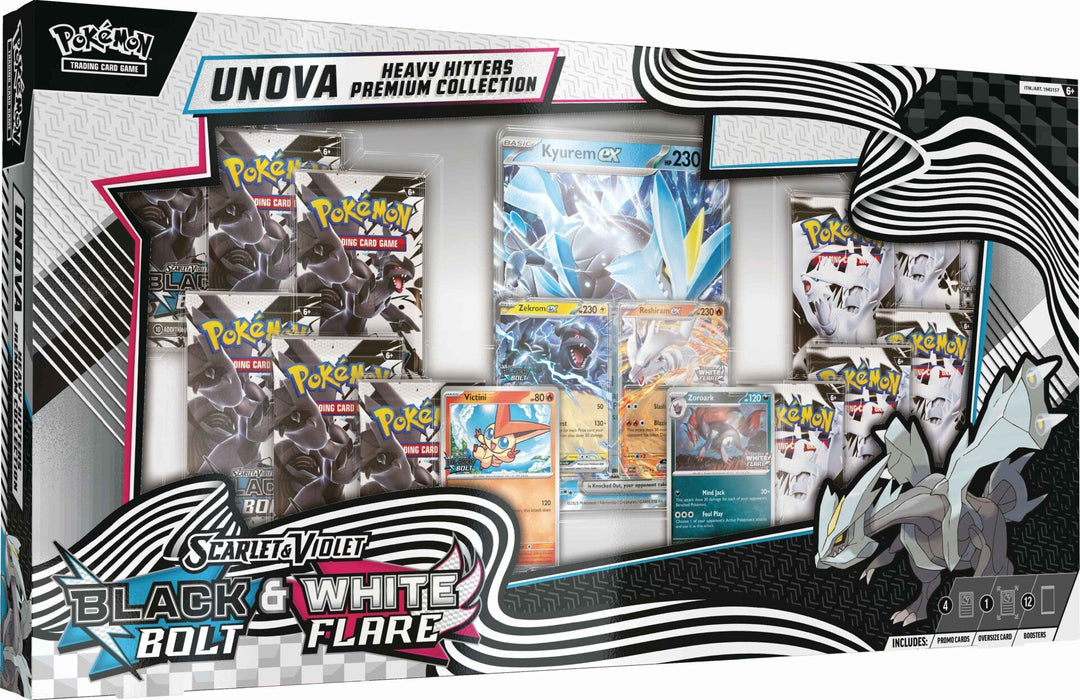Pokemon TCG: Unova Heavy Hitters Premium Collection Costco Exclusive - Quaza Collect Pokemon TCG: Unova Heavy Hitters Premium Collection Costco Exclusive - Quaza Collect