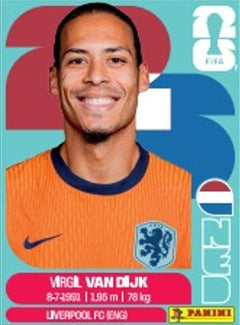 Panini FIFA World Cup 2026 Official Sticker Collection - van Dijk sticker